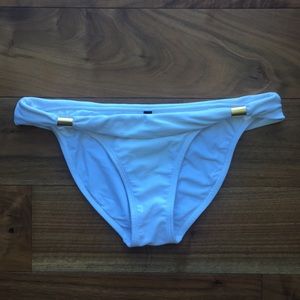 Vix White swim bottoms size small